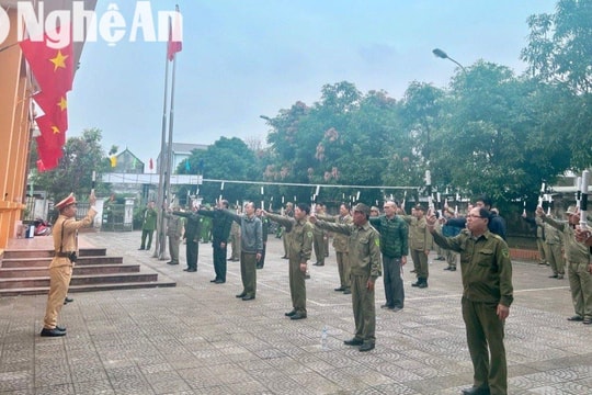 Nghệ An dự kiến ra mắt lực lượng tham gia bảo vệ an ninh, trật tự ở cơ sở vào ngày 1/7