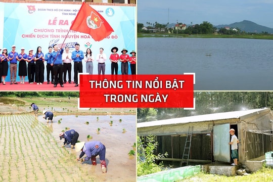 Nghệ An: Thông tin nổi bật ngày 2/6