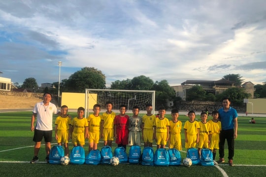 Nhi đồng Thái Hòa quyết tâm tiến vào chung kết tại Cúp Báo Nghệ An