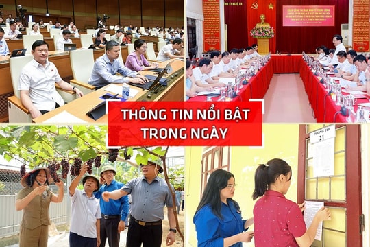 Nghệ An: Thông tin nổi bật ngày 4/6