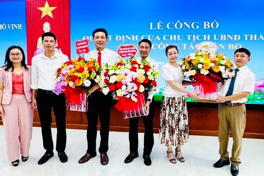 Ông Nguyễn Khắc An được bổ nhiệm Giám đốc Trung tâm Văn hóa - Thể thao - Truyền thông Thành phố Vinh