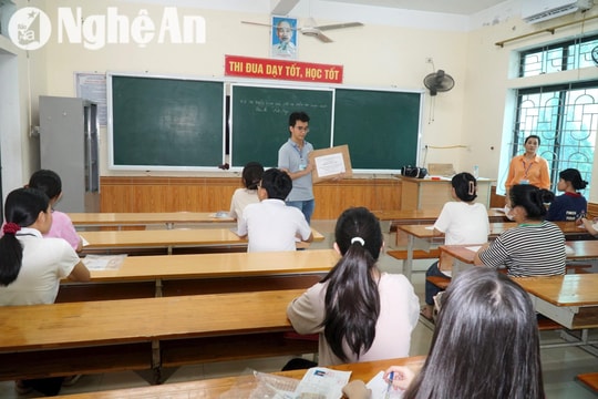 Hơn 2.000 học sinh Nghệ An tham gia kỳ thi vào lớp 10 Trường THPT chuyên Phan Bội Châu