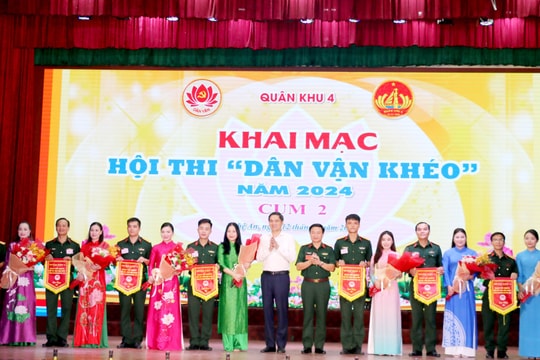Quân khu 4 tổ chức Hội thi Dân vận khéo trong lực lượng vũ trang