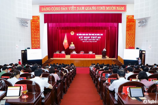 Kỳ họp thường lệ giữa năm 2024 HĐND tỉnh Nghệ An sẽ chất vấn các nhóm vấn đề về lĩnh vực nội vụ, công thương