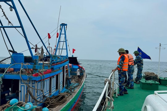 Quỳnh Lưu xử phạt 8 tàu cá vì lỗi mất kết nối hành trình VMS