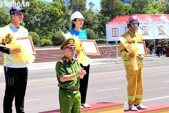 Nghệ An đoạt giải Nhất Hội thi 'Tổ liên gia an toàn phòng cháy, chữa cháy' toàn quốc khu vực III
