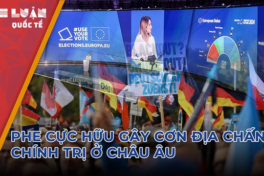 Phe cực hữu gây cơn địa chấn chính trị ở châu Âu