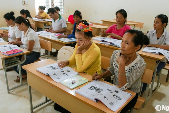 Lớp học đặc biệt của U50 vùng cao