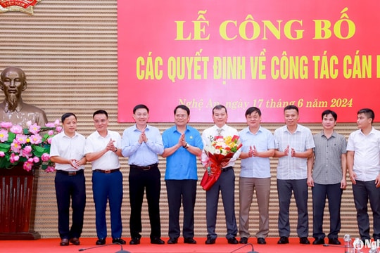 Đồng chí Lê Anh Tuấn giữ chức Giám đốc Vườn Quốc gia Pù Mát