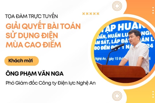 Giải quyết bài toán sử dụng điện mùa cao điểm