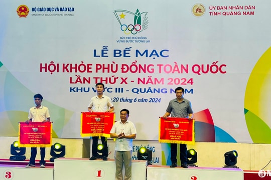 Nghệ An xếp thứ Nhất tại Hội khỏe Phù Đổng toàn quốc khu vực III