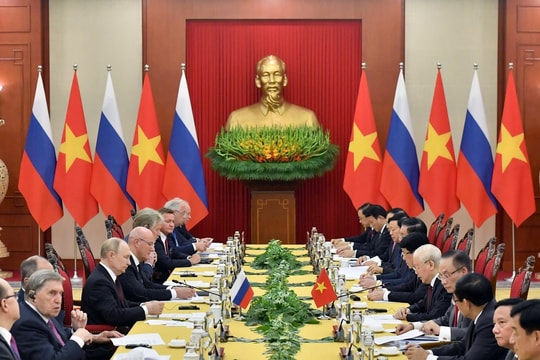 Tổng Bí thư Nguyễn Phú Trọng hội đàm với Tổng thống Nga Vladimir Putin