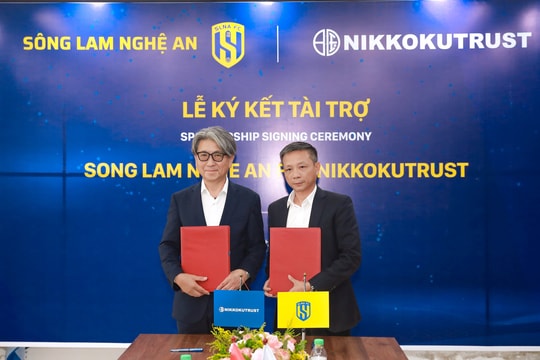 Sông Lam Nghệ An đón thêm nhà tài trợ Nikkokutrust đến từ Nhật Bản