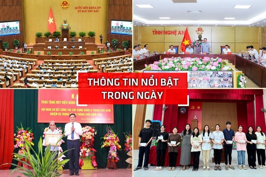 Nghệ An: Thông tin nổi bật ngày 25/6