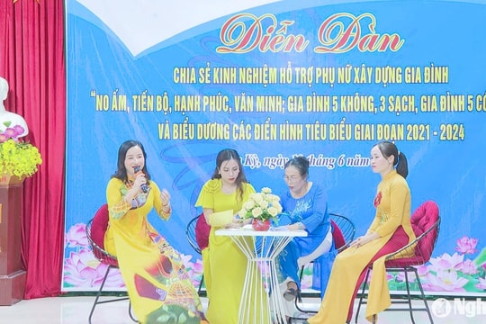 Phụ nữ Nghệ An có nhiều hoạt động ý nghĩa hướng đến Ngày Gia đình Việt Nam 28/6
