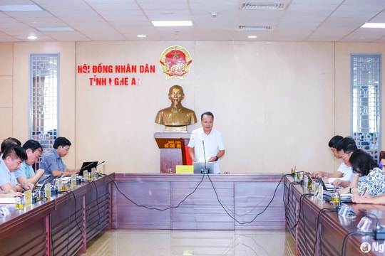 Thường trực HĐND tỉnh Nghệ An họp phiên thường kỳ tháng 6/2024