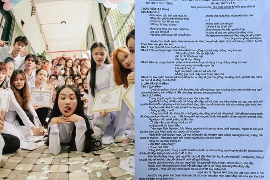 2 năm đoán trúng đề Ngữ văn kỳ thi tốt nghiệp THPT, năm nay, Phương Mỹ Chi đoán gì?