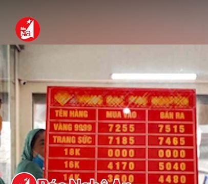 6 tháng năm 2024: Giá vàng tại Nghệ An tăng 27%