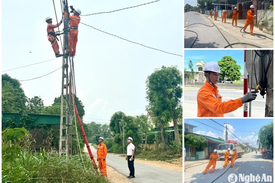 Điện lực Nghệ An thực hiện tốt nhiệm vụ đảm bảo cung cấp điện an toàn, ổn định suốt kỳ thi tốt nghiệp THPT Quốc gia 2024