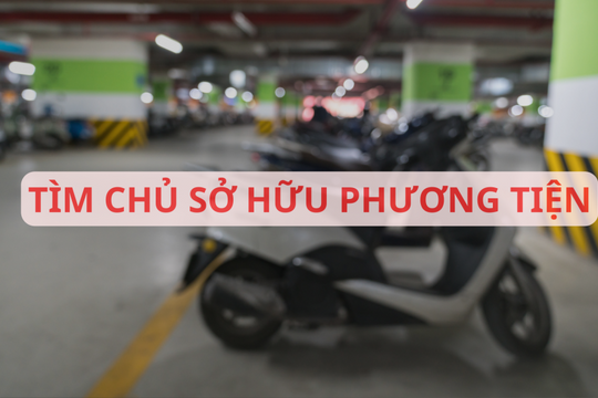 Công an huyện Anh Sơn thông báo truy tìm chủ sở hữu phương tiện vi phạm hành chính (Lần 2)