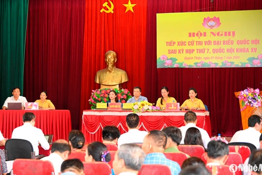 Cử tri thị xã Hoàng Mai kiến nghị sớm chi trả kinh phí đền bù giải phóng mặt bằng Quốc lộ 1A