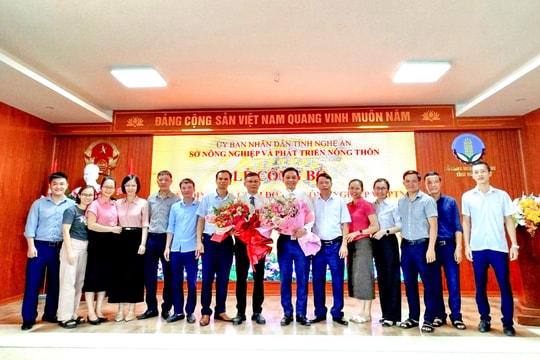 Đồng chí Trần Như Long giữ chức Phó Chi cục trưởng Chi cục Quản lý chất lượng nông lâm sản và thủy sản Nghệ An