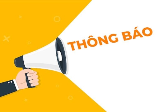 Thông báo công khai thông tin để làm thủ tục cấp giấy chứng nhận Quyền sử dụng đất