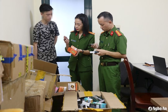 Phát hiện, thu giữ hơn 10.000 sản phẩm thuốc lá điện tử tại thành phố Vinh