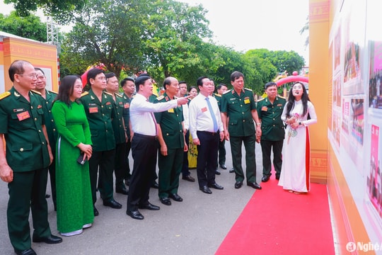 Trọng thể Đại hội Thi đua quyết thắng lực lượng vũ trang tỉnh Nghệ An giai đoạn 2019 - 2024