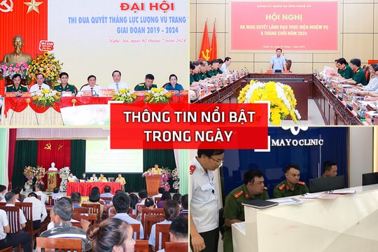 Nghệ An: Thông tin nổi bật ngày 2/7