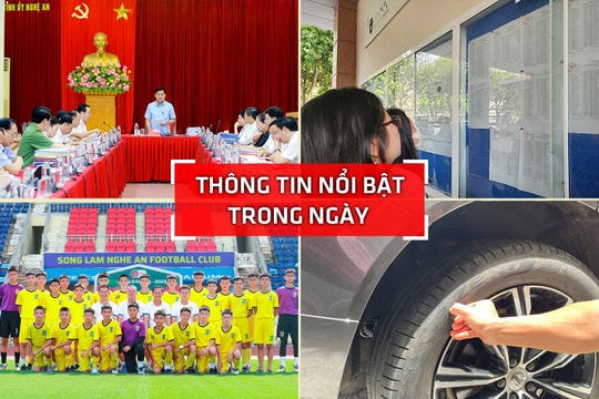 Nghệ An: Thông tin nổi bật ngày 3/7