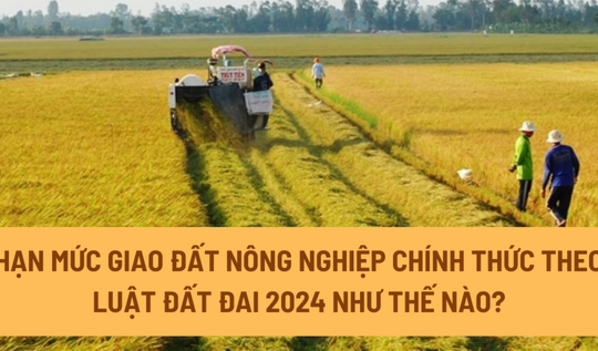 Hạn mức giao đất nông nghiệp được quy định như thế nào?