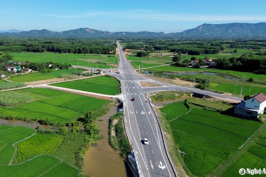 Ngắm cung đường có tổng mức đầu tư hơn 739 tỷ đồng từ góc nhìn flycam