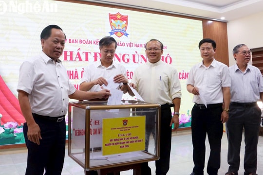 Đồng bào công giáo Nghệ An tích cực tham gia các phong trào thi đua yêu nước