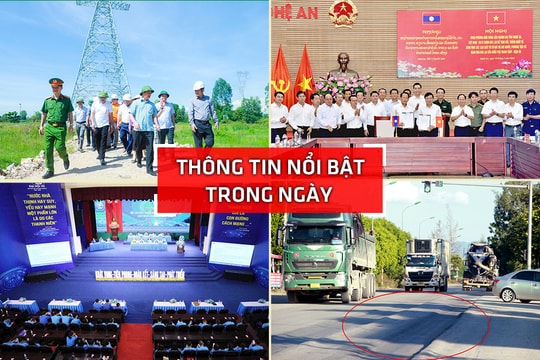 Nghệ An: Thông tin nổi bật ngày 12/7