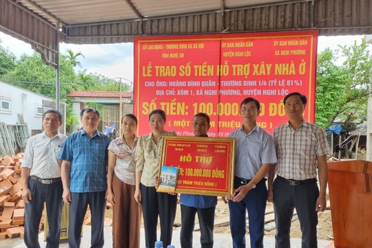 Những ngôi nhà nghĩa tình cho người có công