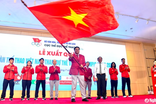 Đoàn Thể thao Việt Nam xuất quân tham dự Olympic Paris 2024