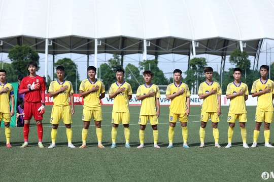 U21 Sông Lam Nghệ An thắng đậm Sông Trà Quảng Ngãi tại vòng loại U21 Quốc gia
