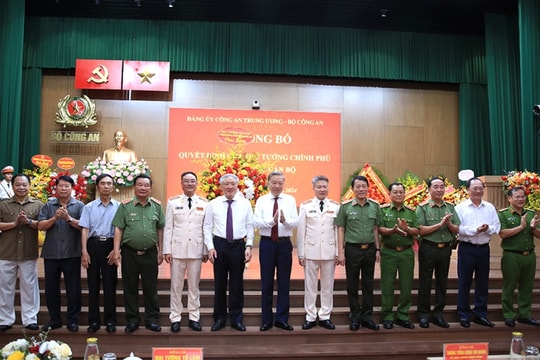Thủ tướng bổ nhiệm 2 tân Thứ trưởng Bộ Công an