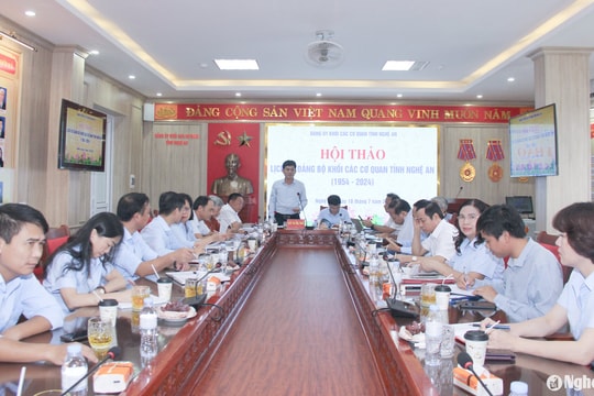 Khẳng định những đóng góp của Đảng bộ Khối Các cơ quan tỉnh Nghệ An qua 70 năm hình thành và phát triển