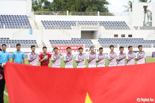 Chơi thiếu người, U17 Sông Lam Nghệ An thua tiếc nuối ở trận tứ kết giải U17 Quốc gia