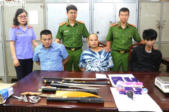 Công an Nghệ An bắt 03 đối tượng, thu giữ gần 4.000 viên ma túy tổng hợp