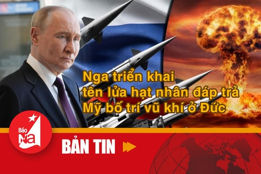 Bản tin quốc tế: Nga triển khai tên lửa hạt nhân đáp trả Mỹ bố trí vũ khí ở Đức