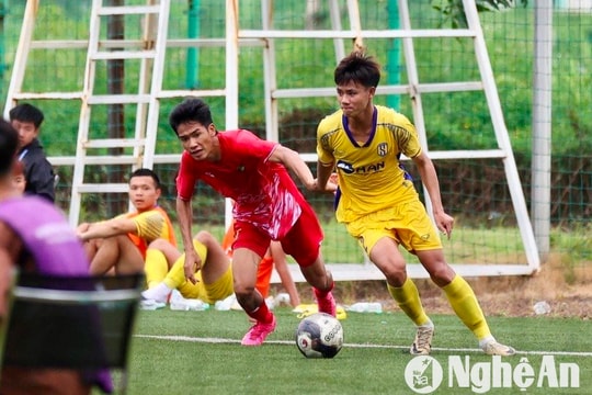 U21 Sông Lam Nghệ An chia điểm với Thanh Hóa tại vòng bảng U21 Quốc gia