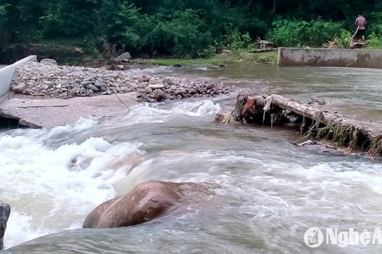 Miền Tây Nghệ An '4 tại chỗ' để chủ động phòng, chống mưa lũ