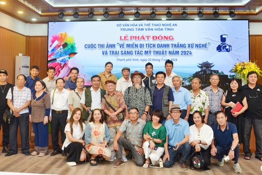 Nghệ An phát động Cuộc thi ảnh nghệ thuật và Trại sáng tác mỹ thuật
