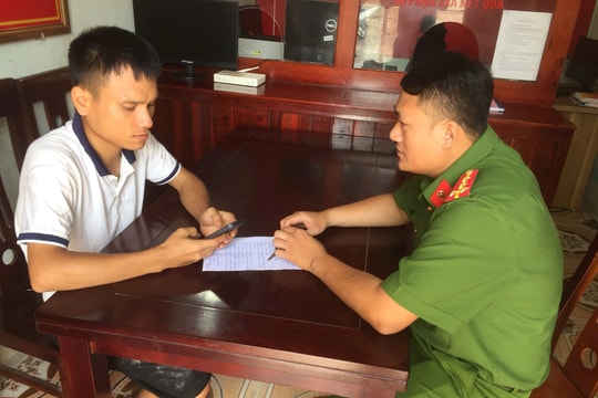 Nhận được số tiền lớn người khác chuyển nhầm, người đàn ông ở huyện Diễn Châu báo công an để trả lại