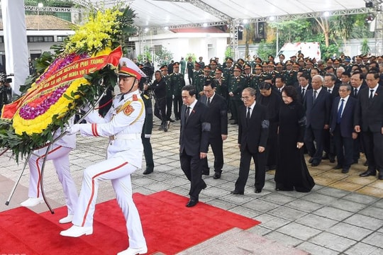 Toàn cảnh Lễ viếng Tổng Bí thư Nguyễn Phú Trọng