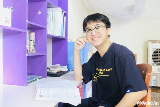 Nam sinh chia sẻ bí quyết đạt điểm khối A cao nhất tỉnh Nghệ An