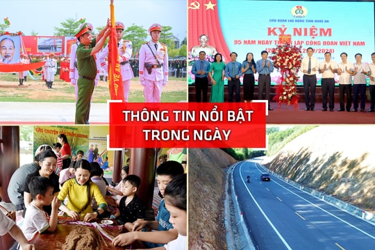 Nghệ An: Thông tin nổi bật ngày 28/7
